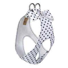 POLKA DOT BIG BOW STEP IN HARNESS