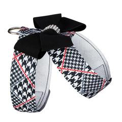 CLASSIC GLEN HOUNDSTOOTH BLACK NOUVEAU BOW TINKIE HARNESS