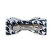 BLACK & WHITE HOUNDSTOOTH BIG BOW HAIR BOW