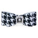 BLACK & WHITE HOUNDSTOOTH BIG BOW HAIR BOW