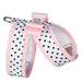 POLKA DOG TINKIE HARNESS W/PUPPY PINK BIG BOW + TRIM