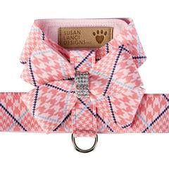PEACHES N' CREAM GLEN HOUNDSTOOTH NOUVEAU BOW TINKIE HARNESS