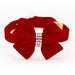 RED NOUVEAU BOW DOG COLLARS, Collars - Bones Bizzness