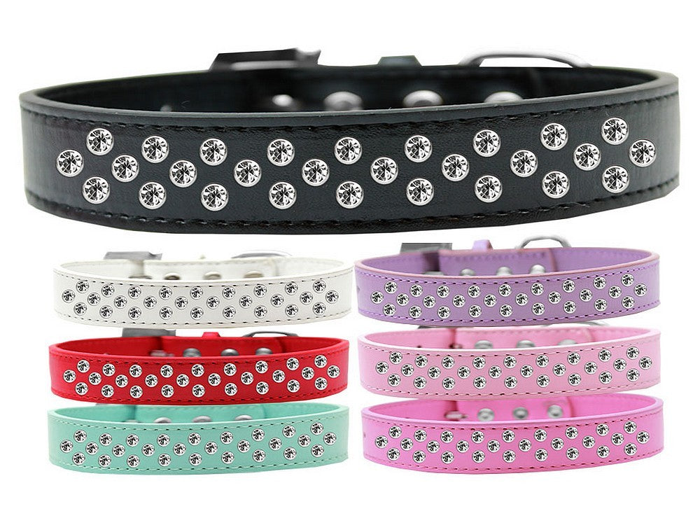 SPRINKLES CRYSTAL CLEAR DOG COLLAR (7 COLORS), Collars - Bones Bizzness