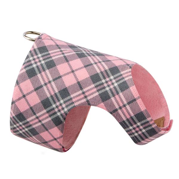 PUPPY PINK PLAID SCOTTY BAILEY DOG HARNESS, Harness - Bones Bizzness