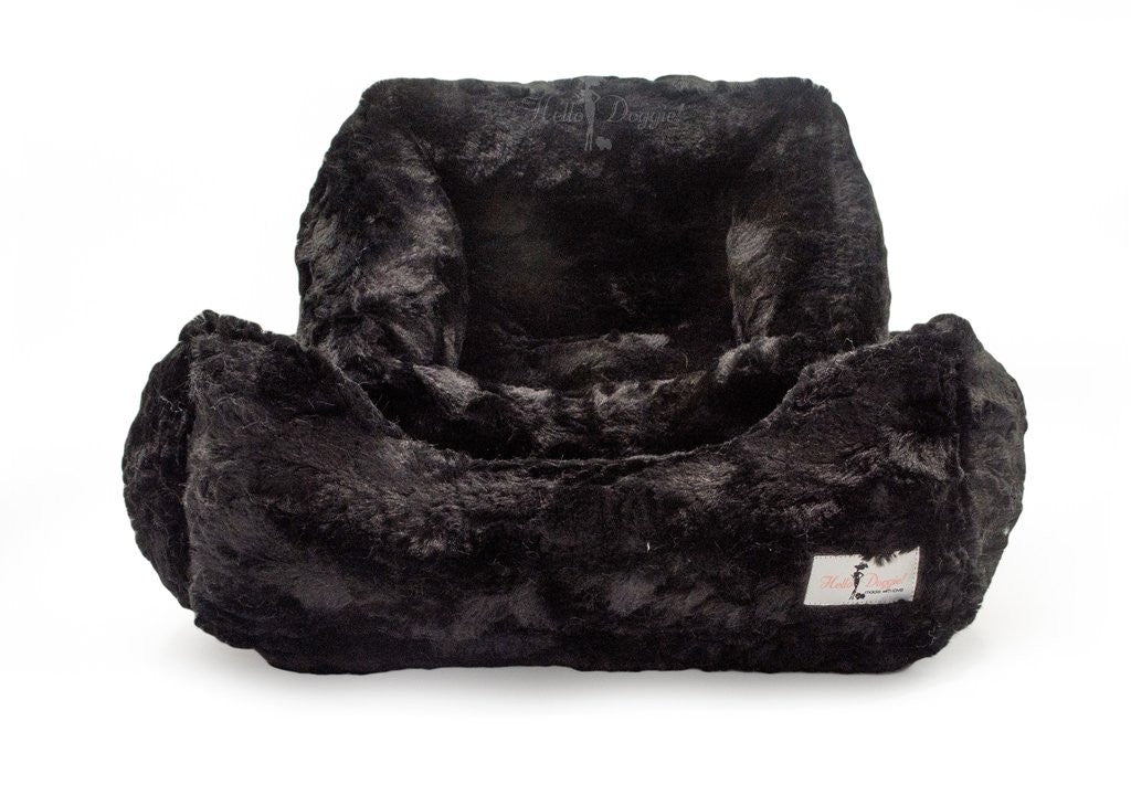 BELLA DOG BED - BLACK, Beds - Bones Bizzness