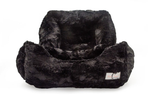 BELLA DOG BED - BLACK, Beds - Bones Bizzness