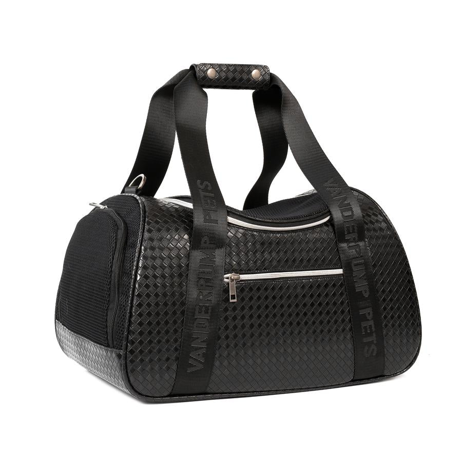 Copy of VANDERPUMP GRAPHITE DUFFLE PET CARRIER - BLACK, Carriers - Bones Bizzness