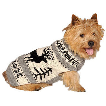 REINDEER SHAWL DOG SWEATER - Bones Bizzness