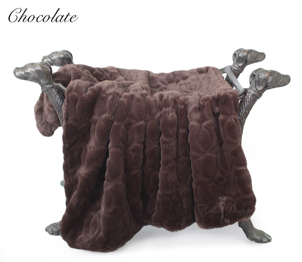 CHOCOLATE MOSCOW DOG BLANKET, Blankets - Bones Bizzness