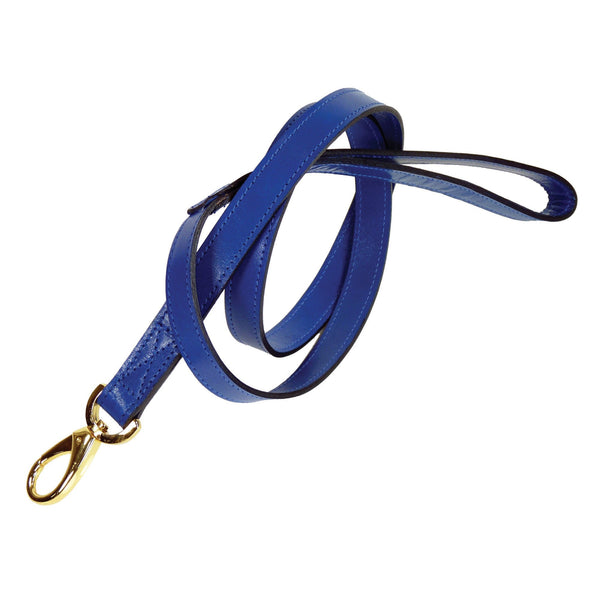 HARTMAN & ROSE COBALT BLUE DOG LEAD, Leash - Bones Bizzness