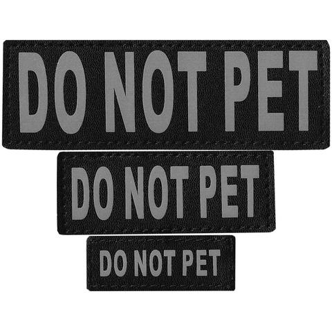 DO NOT PET SERVICE DOG REMOVABLE PATCHES (S/M/L/XL), SERVICE DOG - Bones Bizzness