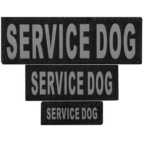 SERVICE DOG REMOVABLE PATCHES (S/M/L/XL), SERVICE DOG - Bones Bizzness
