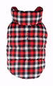 BLACK GINGHAM REVERSIBLE PUFFER DOG VEST, Coats - Bones Bizzness