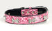 HIP DOGGIE BONE CHARM COLLAR - PINK