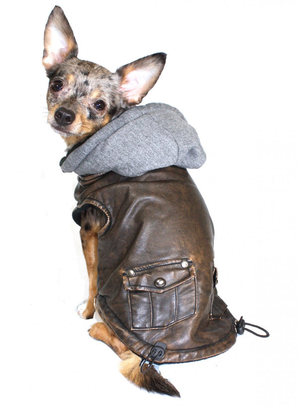 VINTAGE BOMBER DOG JACKET, Coats - Bones Bizzness