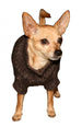 CHOCOLATE ANGORA CABLE KNIT DOG SWEATER, Sweaters - Bones Bizzness
