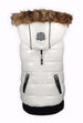 WHITE ELITE REFLECTIVE DOG COAT PUFFER, Coats - Bones Bizzness