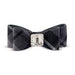 CHARCOAL PLAID BIG BOW HAIR BOW, HAIR BOW - Bones Bizzness