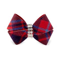 RED CHESTNUT SCOTTY NOUVEAU DOG HAIR BOWS, HAIR BOW - Bones Bizzness