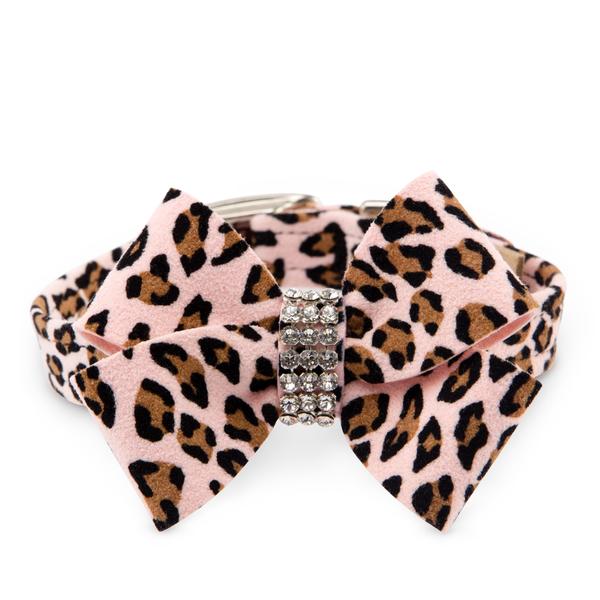 PINK CHEETAH NOUVEAU DOG COLLARS, Collars - Bones Bizzness