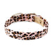 PINK CHEETAH CRYSTAL COUTURE PAWS DOG COLLAR, Collars - Bones Bizzness