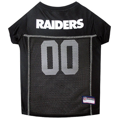 OAKLAND RAIDERS DOG JERSEY- BLACK TRIM, NFL Jerseys - Bones Bizzness