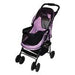 HAPPY TRAILS NO ZIP PET STROLLER - PINK, STROLLERS - Bones Bizzness