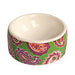 PALM BEACH PAISLEY COLLECTION DOG BOWLS & TREAT JAR, Bowls - Bones Bizzness
