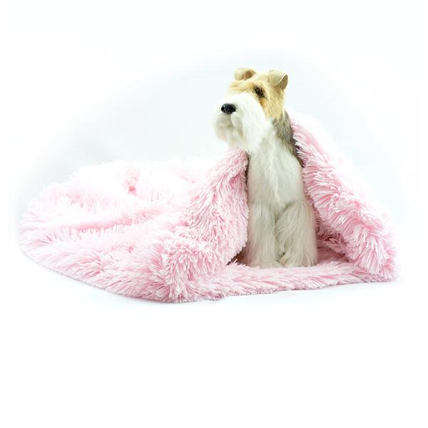 PUPPY PINK SHAG CUDDLE CUP DOG BED, Beds - Bones Bizzness
