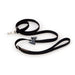 SCOTTY CHARCOAL PLAID DOG LEASH, SUSAN LANCI LEASHES - Bones Bizzness