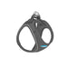PLUSH STEP IN AIR MESH HARNESS - SHARK GREY, Harness - Bones Bizzness