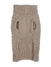 OATMEAL SUPER CHUNKY DOG SWEATER, Sweaters - Bones Bizzness