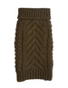 OLIVE SUPER CHUNKY DOG SWEATER, Sweaters - Bones Bizzness