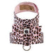 PINK CHEETAH BIG BOW TINKIE DOG HARNESS, Harness - Bones Bizzness