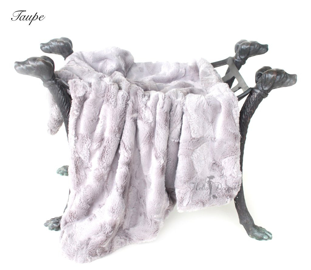 TAUPE LUXE DOG BLANKET, Blankets - Bones Bizzness