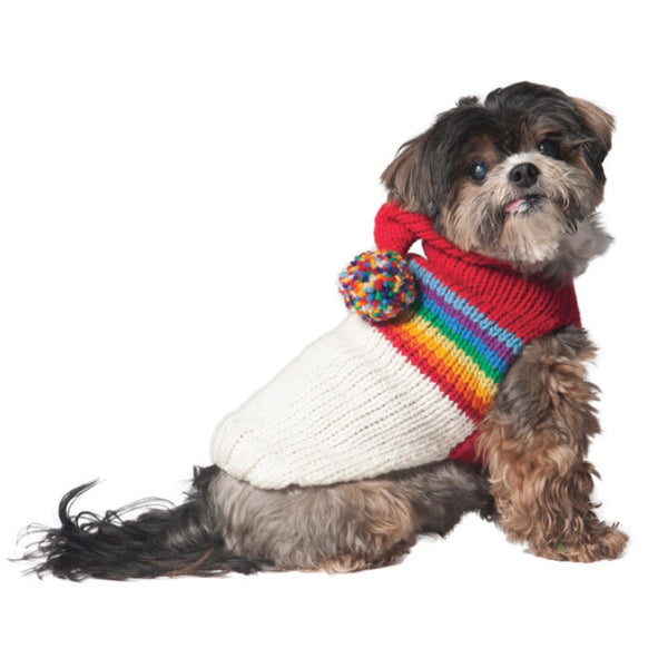 VINTAGE SKI HOODIE DOG SWEATER, Sweaters - Bones Bizzness