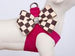 WINDSOR CHECK NOUVEAU BOW STEP-IN DOG HARNESS - (9 COLORS), Harness - Bones Bizzness