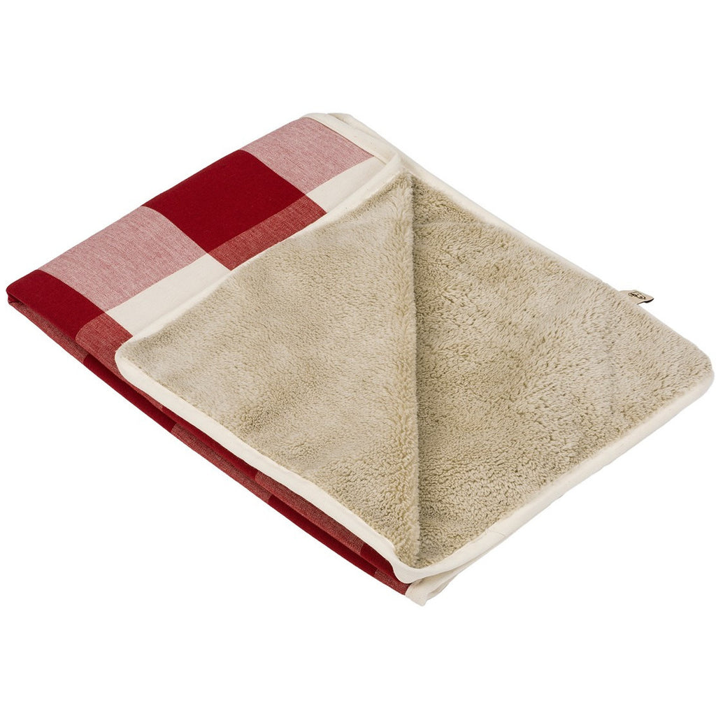 BUFFALO CHECK CRIMSON DOG BLANKET, Blanket - Bones Bizzness