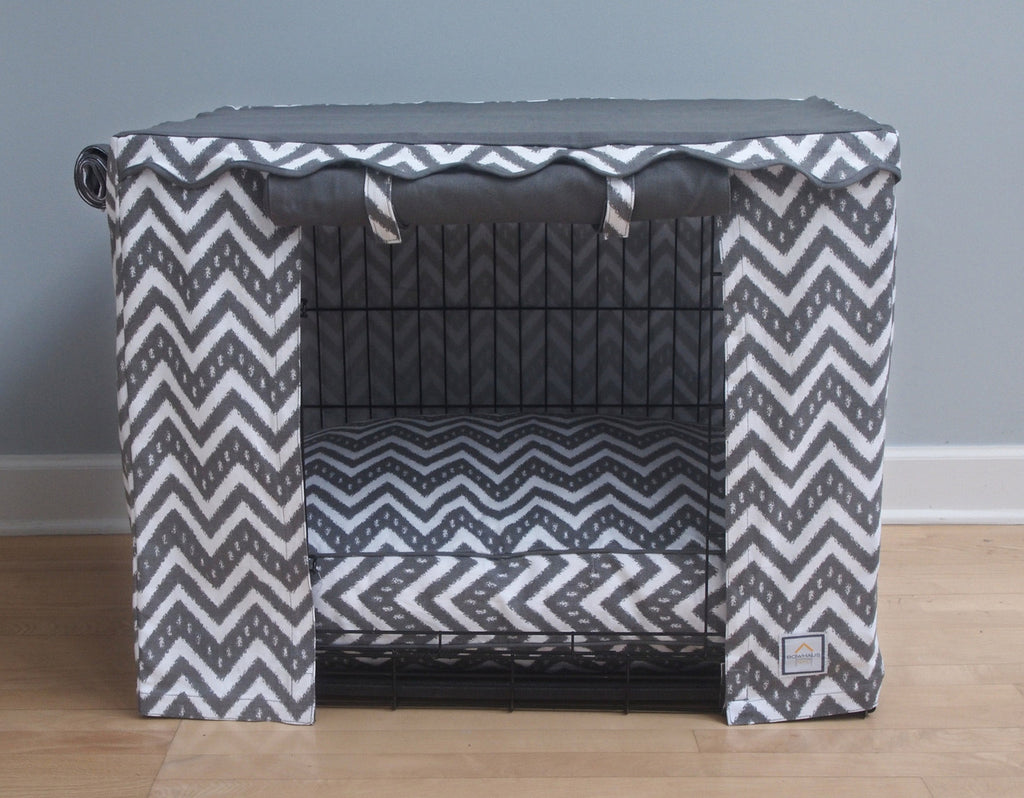FAIR ISLE DOG CRATE COVER, Crate Cover - Bones Bizzness