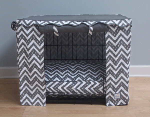 FAIR ISLE DOG CRATE COVER, Crate Cover - Bones Bizzness