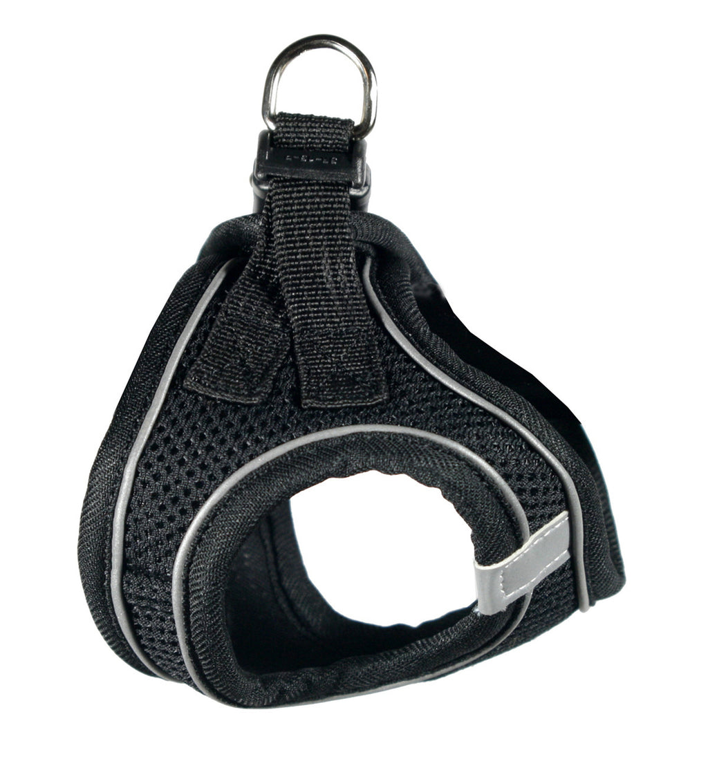 EZ REFLECTIVE SPORTS MESH HARNESS VEST - BLACK