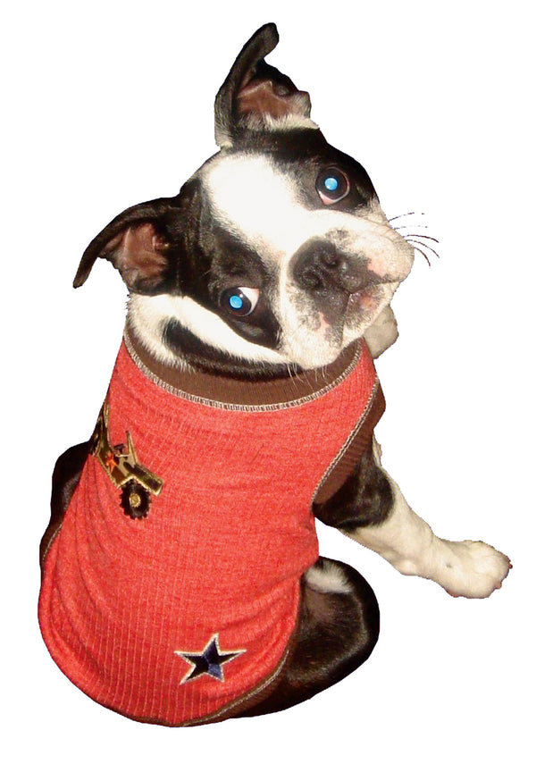 ORANGE JEEP DOG TANK