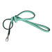 GEORGIA ROSE IN TURQUOISE & NICKEL DOG COLLAR, Collars - Bones Bizzness