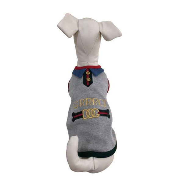 GRRRCI HEATHER GRAY DOG TANK