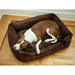 CHOCOLATE LOUNGE DOG BED, Beds - Bones Bizzness