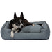 FLICKER CORNFLOWER LOUNGE DOG BED, Beds - Bones Bizzness