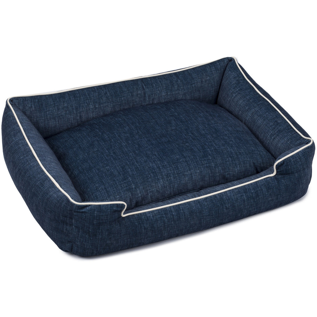 DENIM LOUNGE DOG BED, Beds - Bones Bizzness