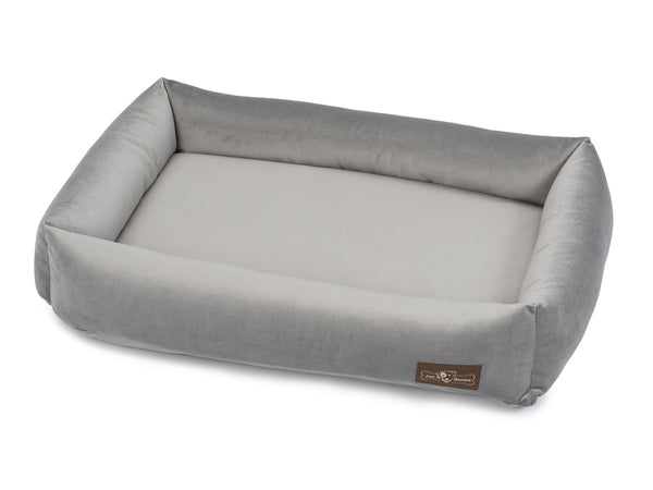 VINTAGE SEAL GREY MEMORY FOAM CUDDLER BED, Beds - Bones Bizzness