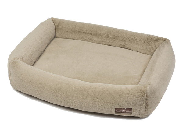 MINK CREAM MEMORY FOAM CUDDLER BED, Beds - Bones Bizzness